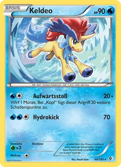 Keldeo, Karte 48 aus Überschrittene Schwellen