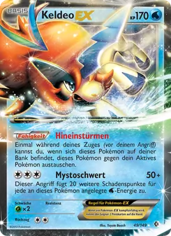 Keldeo-EX, Karte 49 aus Überschrittene Schwellen