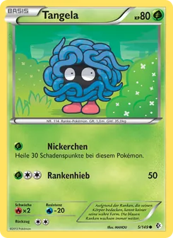 Tangela, Karte 5 aus Überschrittene Schwellen
