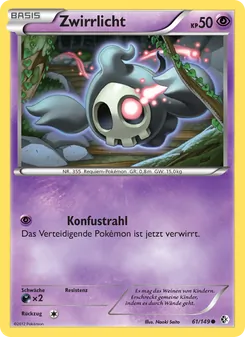 Zwirrlicht, Karte 61 aus Überschrittene Schwellen