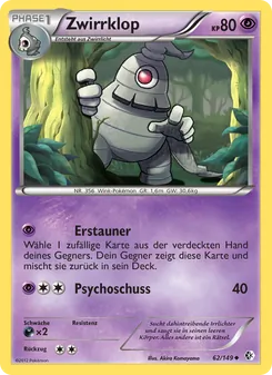 Zwirrklop, Karte 62 aus Überschrittene Schwellen