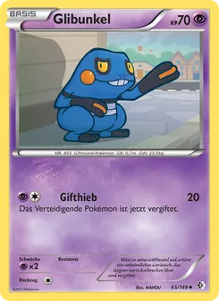 Glibunkel, Karte 65 aus Überschrittene Schwellen