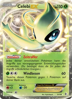 Celebi-EX, Karte 9 aus Überschrittene Schwellen