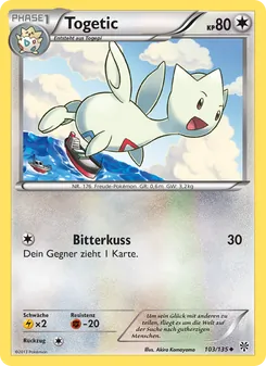 Togetic, Karte 103 aus Plasma-Sturm