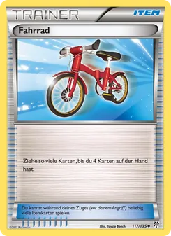 Fahrrad, Karte 117 aus Plasma-Sturm
