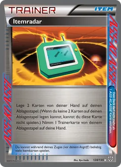 Itemradar, Karte 128 aus Plasma-Sturm