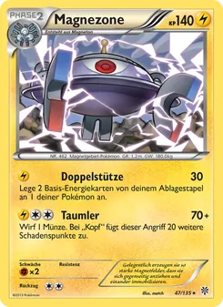 Magnezone, Karte 47 aus Plasma-Sturm