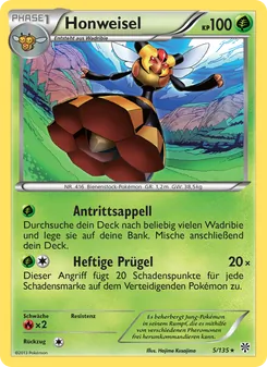 Honweisel, Karte 5 aus Plasma-Sturm