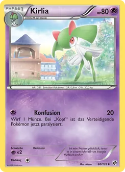Kirlia, Karte 60 aus Plasma-Sturm