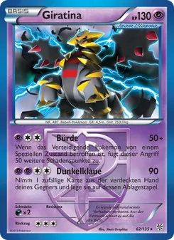 Giratina, Karte 62 aus Plasma-Sturm