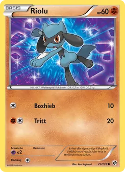 Riolu, Karte 75 aus Plasma-Sturm