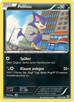 Felilou, Karte 83 aus Plasma-Sturm