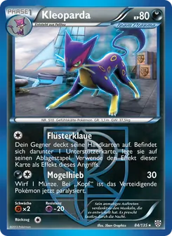 Kleoparda, Karte 84 aus Plasma-Sturm