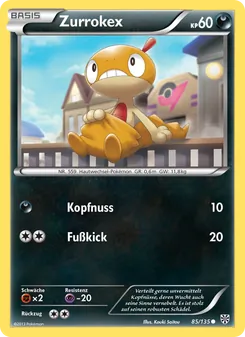 Zurrokex, Karte 85 aus Plasma-Sturm