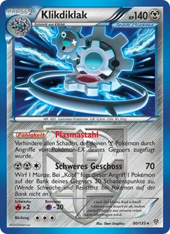 Klikdiklak, Karte 90 aus Plasma-Sturm