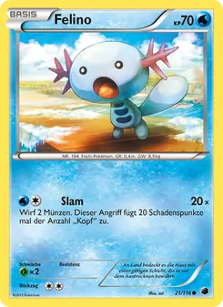 Felino, Karte 21 aus Plasma-Frost