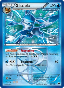 Glaziola, Karte 23 aus Plasma-Frost