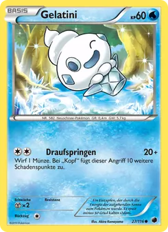 Gelatini, Karte 27 aus Plasma-Frost