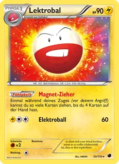 Lektrobal, Karte 33 aus Plasma-Frost
