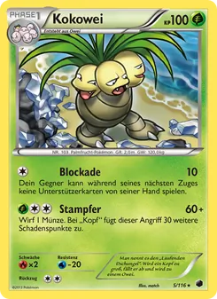 Kokowei, Karte 5 aus Plasma-Frost