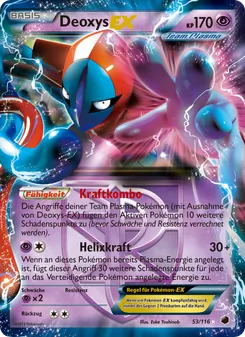 Deoxys-EX, Karte 53 aus Plasma-Frost