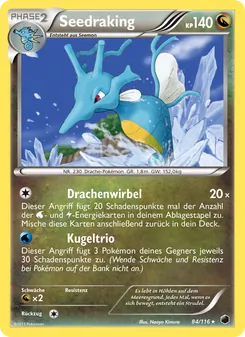 Seedraking, Karte 84 aus Plasma-Frost