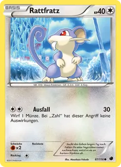 Rattfratz, Karte 87 aus Plasma-Frost
