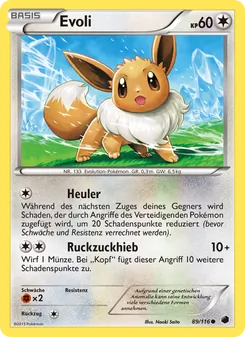 Evoli, Karte 89 aus Plasma-Frost