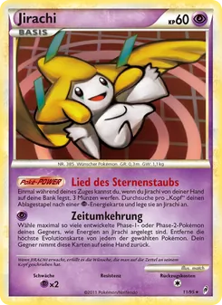 Jirachi, Karte 11 aus Ruf der Legenden