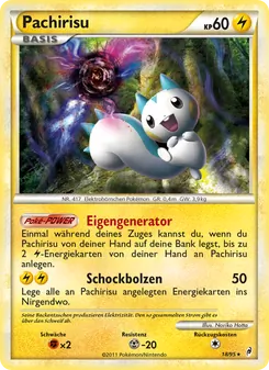 Pachirisu, Karte 18 aus Ruf der Legenden