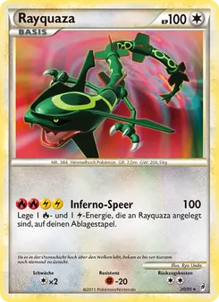 Rayquaza, Karte 20 aus Ruf der Legenden
