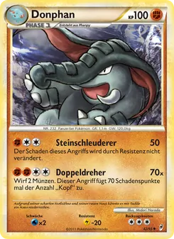 Donphan, Karte 42 aus Ruf der Legenden