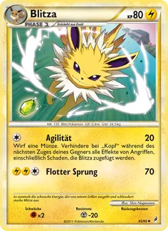 Blitza, Karte 45 aus Ruf der Legenden