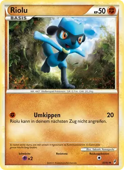 Riolu, Karte 50 aus Ruf der Legenden