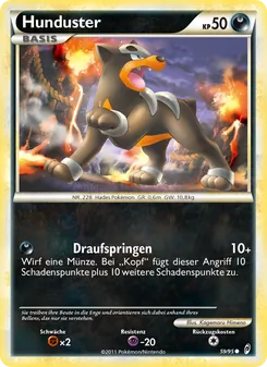 Hunduster, Karte 59 aus Ruf der Legenden