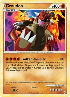 Groudon, Karte 6 aus Ruf der Legenden