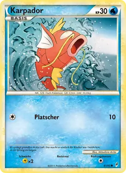 Karpador, Karte 61 aus Ruf der Legenden