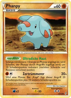 Phanpy, Karte 66 aus Ruf der Legenden