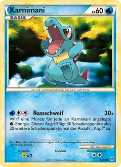 Karnimani, Karte 74 aus Ruf der Legenden