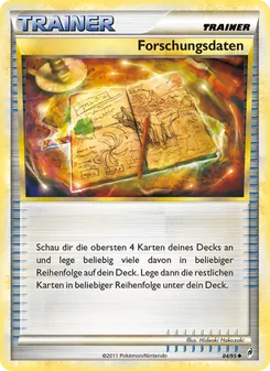 Forschungsdaten, Karte 84 aus Ruf der Legenden