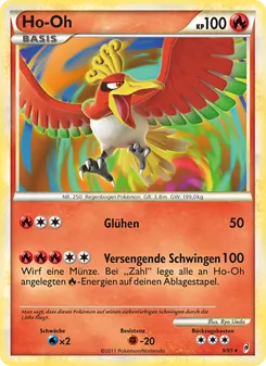 Ho-Oh, Karte 9 aus Ruf der Legenden
