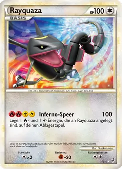 Rayquaza, Karte SL10 aus Ruf der Legenden