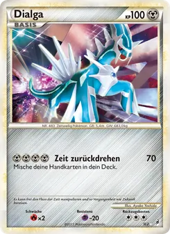 Dialga, Karte SL2 aus Ruf der Legenden
