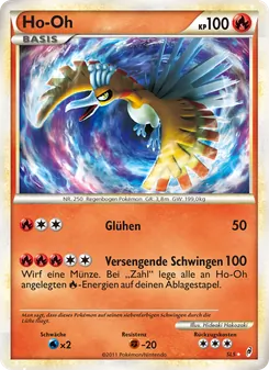 Ho-Oh, Karte SL5 aus Ruf der Legenden