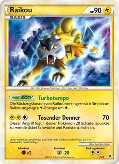 Raikou, Karte SL9 aus Ruf der Legenden