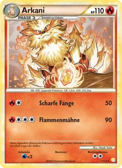 Arkani, Karte 1 aus HeartGold SoulSilver