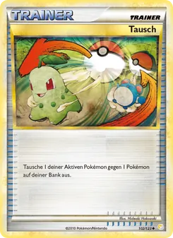 Tausch, Karte 102 aus HeartGold SoulSilver