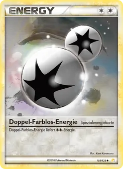 Doppel-Farblos-Energie, Karte 103 aus HeartGold SoulSilver