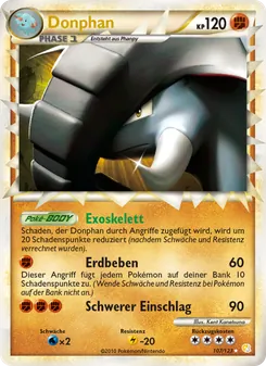 Donphan, Karte 107 aus HeartGold SoulSilver