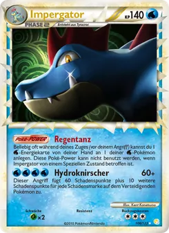 Impergator, Karte 108 aus HeartGold SoulSilver